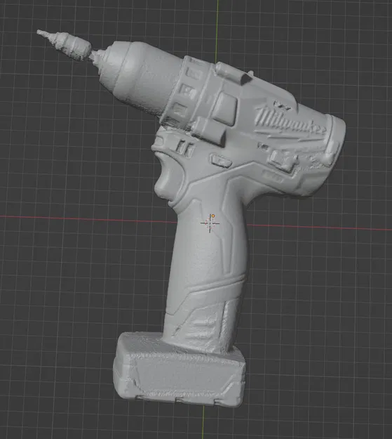 Mô hình 3D scan máy vặn vít Milwaukee M12 chi tiết - Image 1