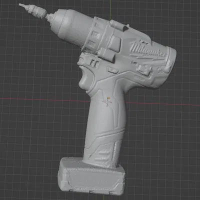 Mô hình 3D scan máy vặn vít Milwaukee M12 chi tiết