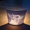 Giá đỡ lithophane dùng đèn tealight - Thumbnail 1