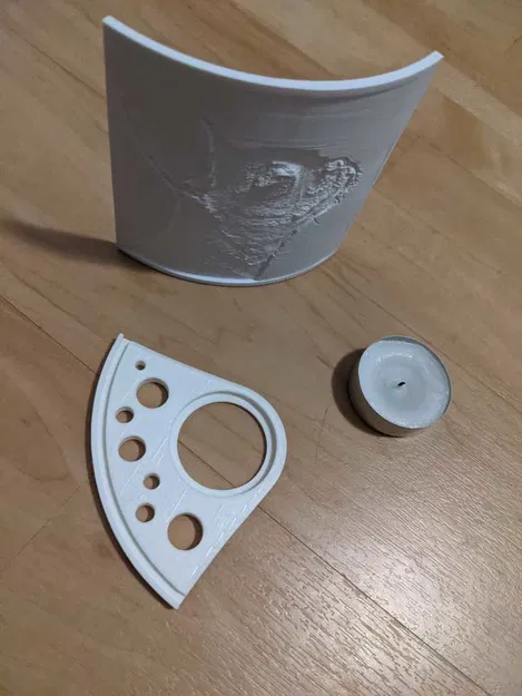 Giá đỡ lithophane dùng đèn tealight - Image 2