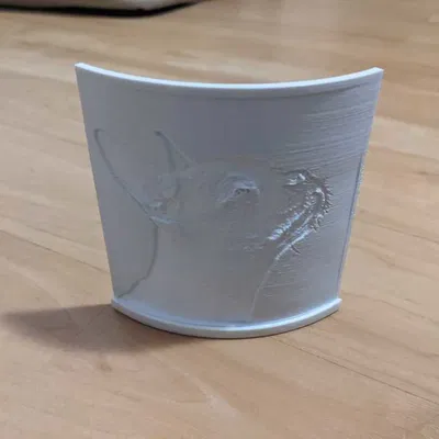 Giá đỡ lithophane dùng đèn tealight