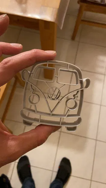 Khuôn Cắt Bánh Quy Hình Xe Volkswagen T1 (VW Bus) Độc Đáo - Image 1