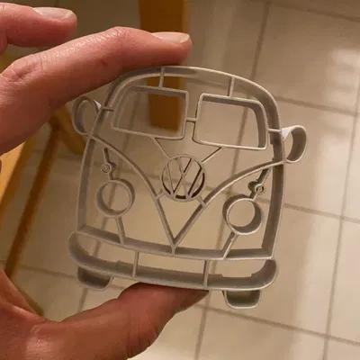 Khuôn Cắt Bánh Quy Hình Xe Volkswagen T1 (VW Bus) Độc Đáo