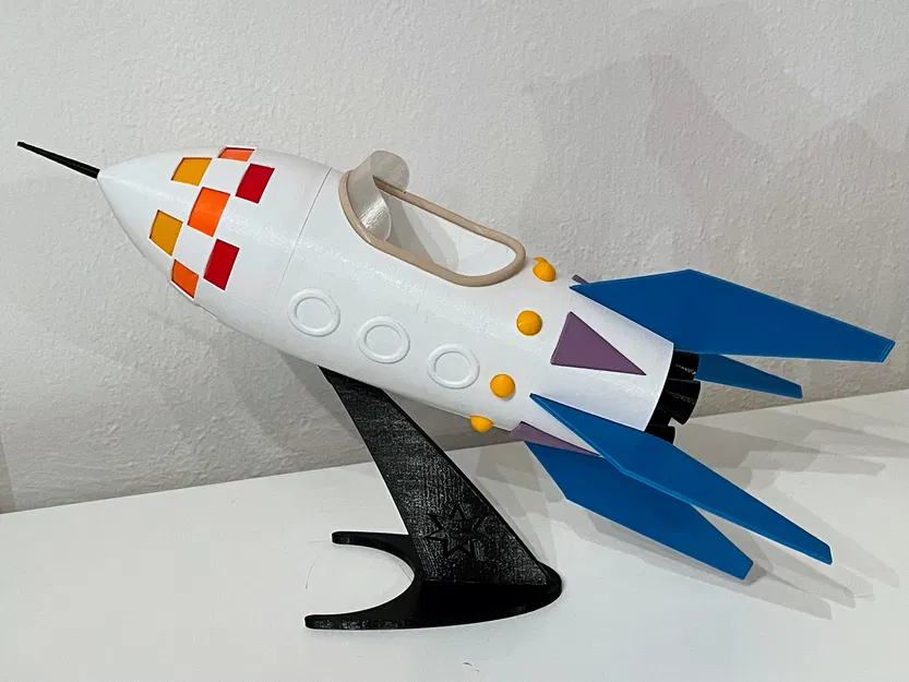 Mô hình tên lửa chú chuột chũi (Krtečkova raketa) in 3D - Image 1