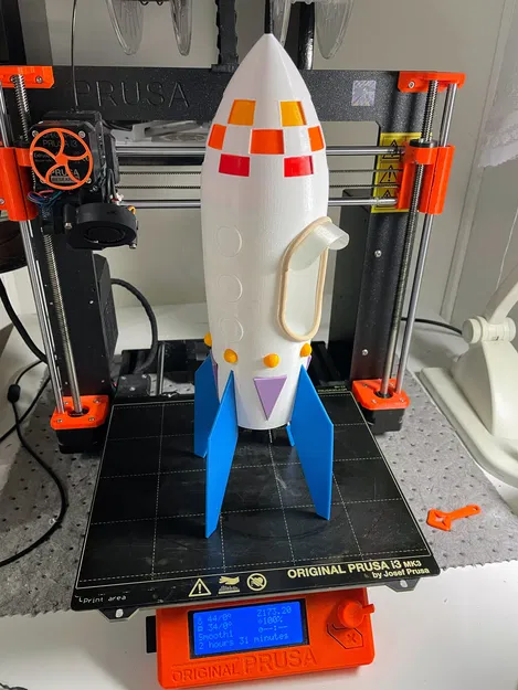 Mô hình tên lửa chú chuột chũi (Krtečkova raketa) in 3D - Image 5