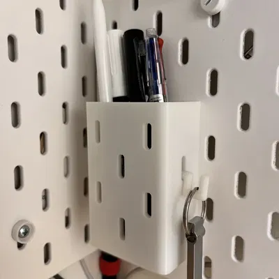 Ống cắm bút hoa văn cho bảng treo Skadis