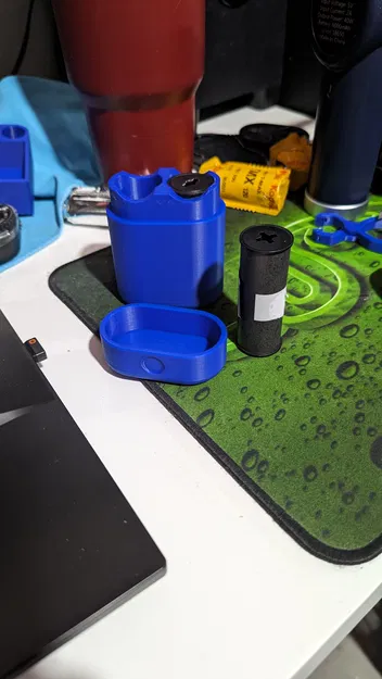 Hộp đựng phim 120 (120 Film Canister) thiết kế 2 ngăn gọn nhẹ - Image 2