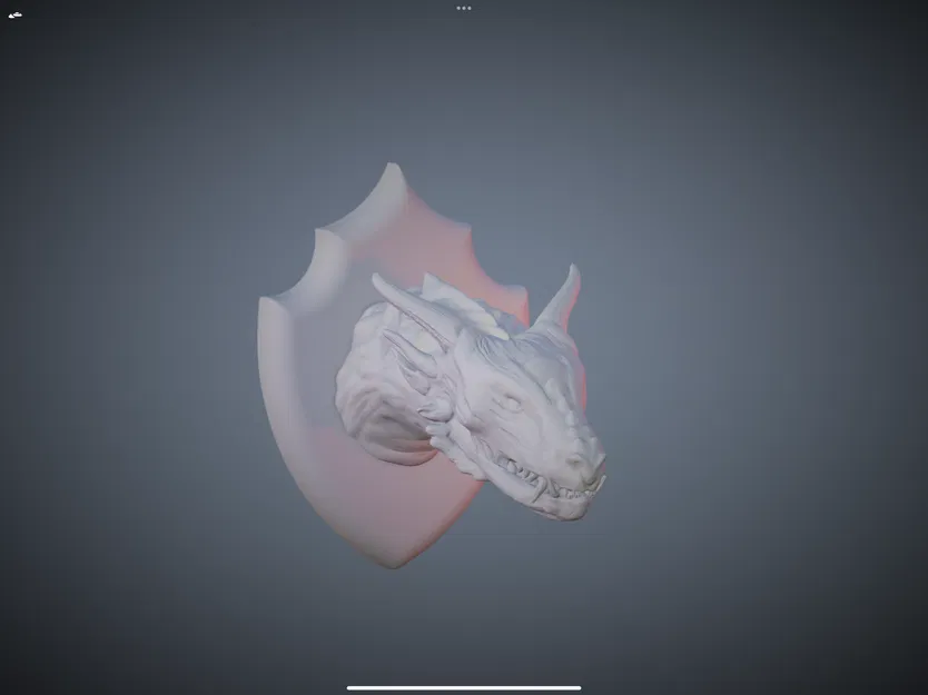 Mô hình đầu rồng treo tường (Dragon Head Bust) trang trí siêu ngầu - Image 2