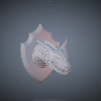 Mô hình đầu rồng treo tường (Dragon Head Bust) trang trí siêu ngầu