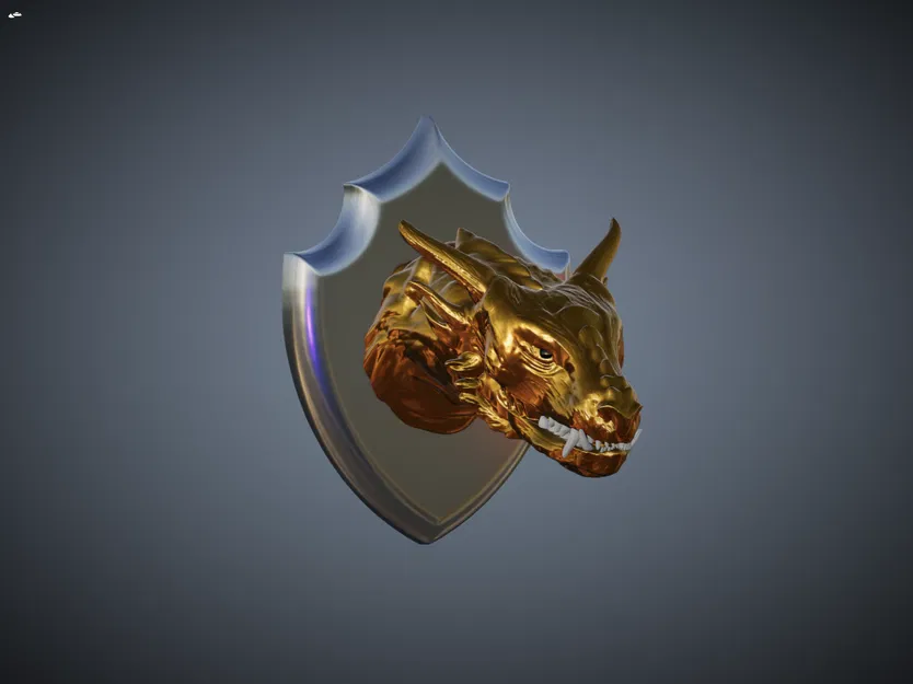 Mô hình đầu rồng treo tường (Dragon Head Bust) trang trí siêu ngầu - Image 4