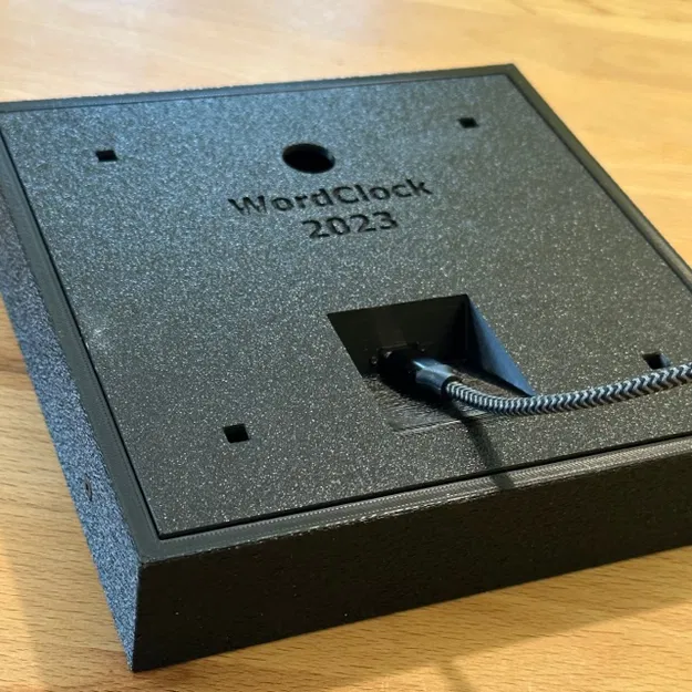 Wordclock Remix hỗ trợ in Multicolor - Image 1