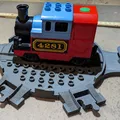 Bàn xoay cho tàu hỏa đồ chơi (Tương thích Lego Duplo) - Thumbnail 5