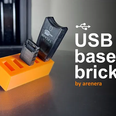 Đế cắm USB Brick: Giải pháp lưu trữ USB gọn gàng trên bàn làm việc
