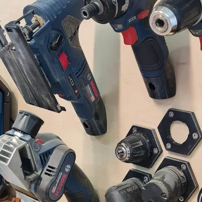 Giá treo máy khoan Bosch 12V Professional 3D - Gọn gàng, chắc chắn