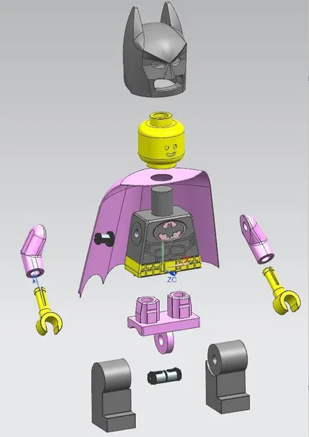 Mô hình Batman 700% phong cách LEGO - Image 4