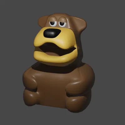 Mô hình hộp đựng đồ 3D Freddy Fazbear Meme siêu hài hước