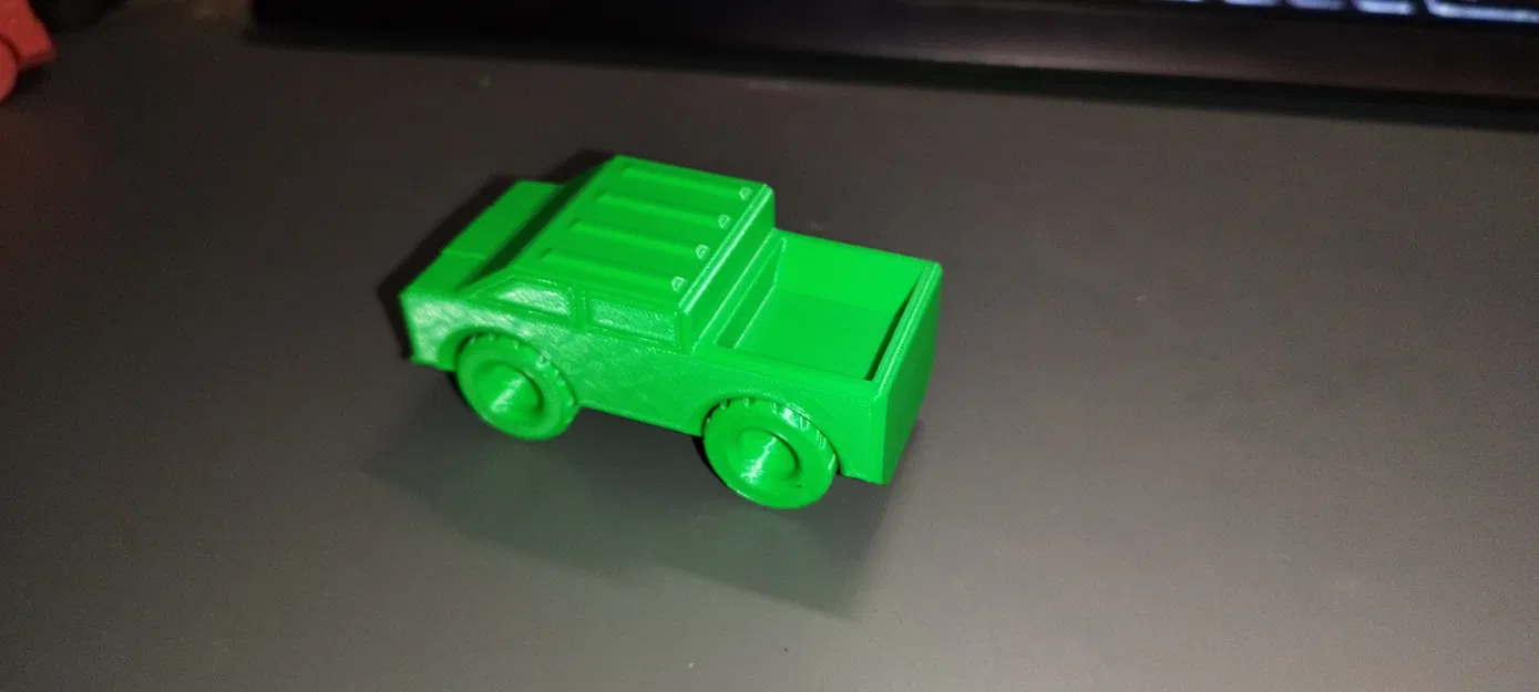 Mô hình xe bán tải đồ chơi in 3D Print-In-Place không cần lắp ráp - Image 1