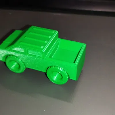 Mô hình xe bán tải đồ chơi in 3D Print-In-Place không cần lắp ráp