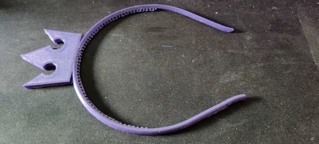 Bờm tóc vương miện (Crown hair band) - Phụ kiện in 3D dễ thương cho bé - Image 1