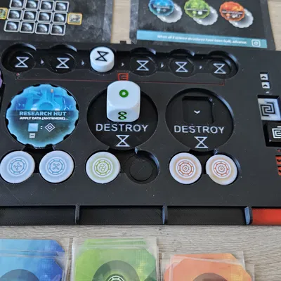 Unsettled Board Game - Khay Đựng Kết Hợp Time & Breakthrough Board