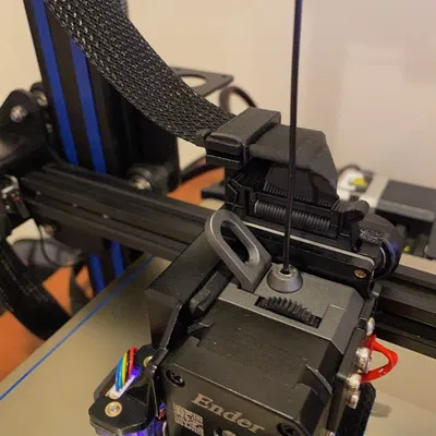 Bộ quản lý cáp cho Ender 3 sử dụng Sprite Extruder