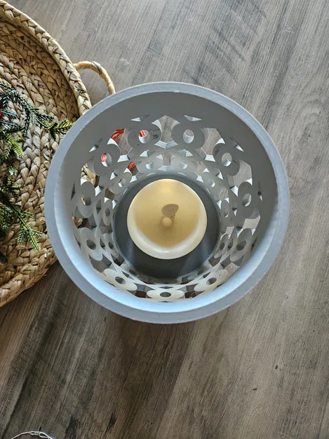 Mẫu in 3D Candle Holder: Đèn lồng trang trí tinh tế cho không gian nhà - Image 2