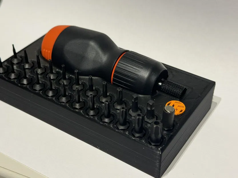 Giá đỡ tuốc nơ vít LTT Stubby và khay đựng 24 đầu bit (hỗ trợ Gridfinity) - Image 5