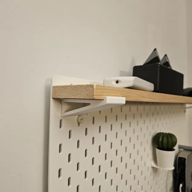 Pat treo kệ gỗ 1x4 cho bảng IKEA Skadis - Tự làm kệ treo tường - Image 1