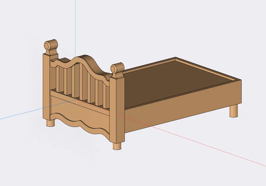 Giường ngủ cho thú bông Sylvanian Families - Image 3