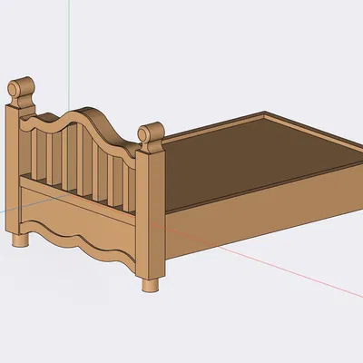 Giường ngủ cho thú bông Sylvanian Families