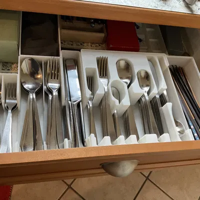 Khay đựng dao muỗng nĩa Gridfinity