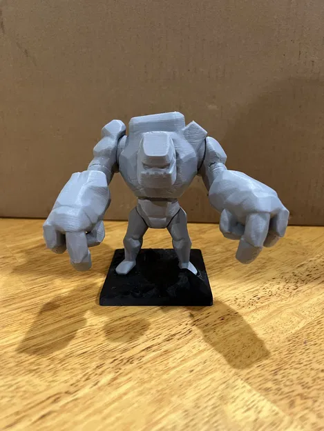 Mô hình Golem cấp 1 trong Clash of Clans (bản in 3D chi tiết) - Image 1