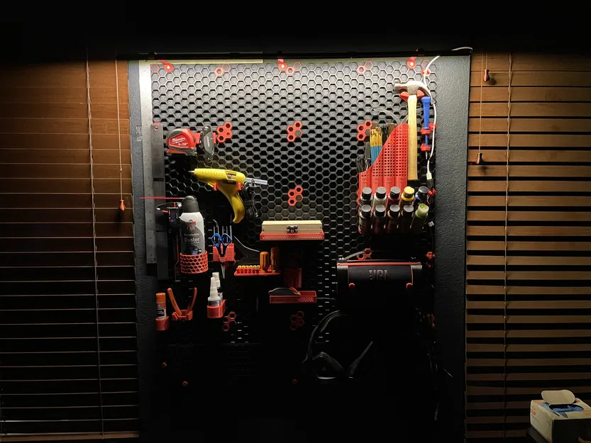 HSW - Giá đỡ đèn LED cho Honeycomb Storage Wall - Image 1