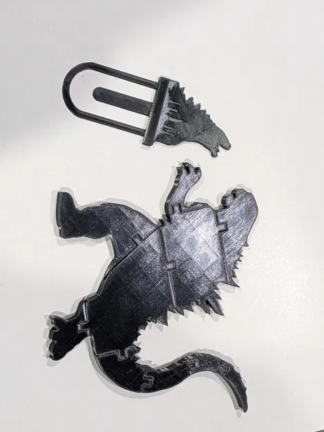 Kẹp sách Godzilla (Godzilla Bookmark) độc đáo in 3D siêu dễ - Image 2