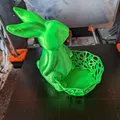 Mô hình chú thỏ ôm giỏ (Easter Bunny with basket) trang trí in 3D - Thumbnail 3