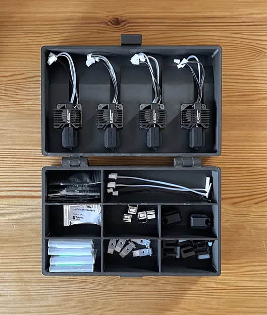 Hộp đựng linh kiện Bambu Lab X1C kèm khay để cụm Hotend - Image 2