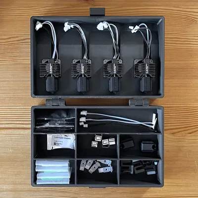 Hộp đựng linh kiện Bambu Lab X1C kèm khay để cụm Hotend