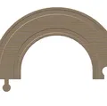 Khúc cua 180 độ cho đường ray xe lửa gỗ (Tương thích Brio) - Thumbnail 6