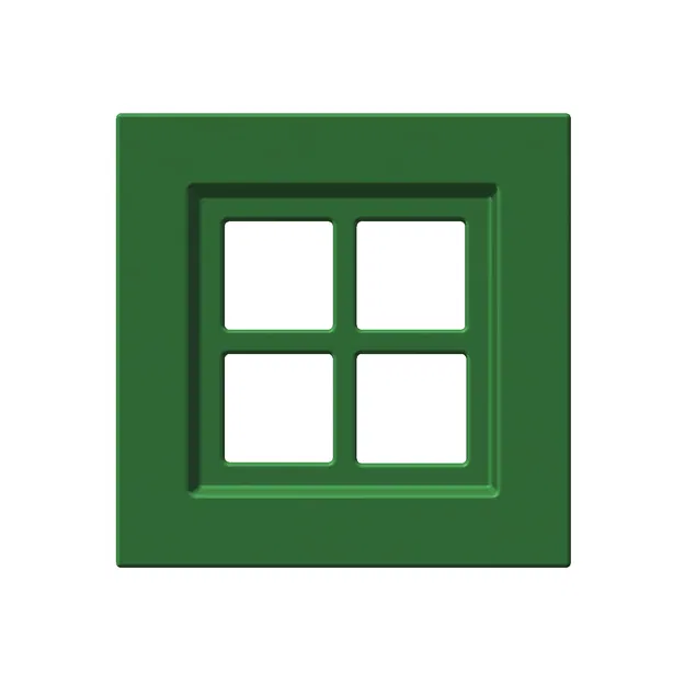 Mô hình cửa sổ vuông Lincoln Log cổ điển - Tệp in 3D - Image 3