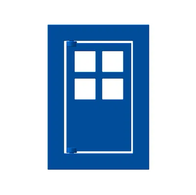 Mô hình Cửa gỗ Lincoln Log Cổ điển - Có thể in 3D