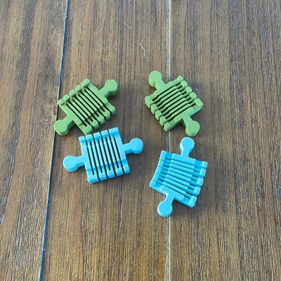 Adapter Nối Ray Tàu Hỏa Bằng Gỗ Loại Nhỏ (Male-Male Flex) Tương Thích Brio