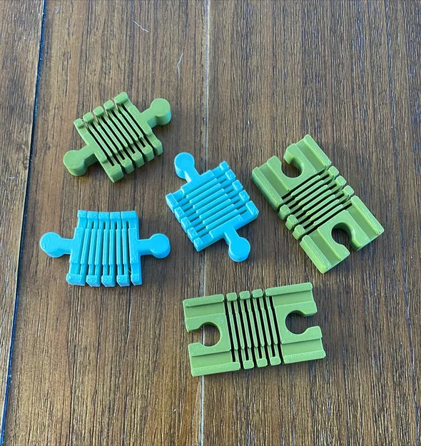 Adapter Nối Ray Tàu Hỏa Bằng Gỗ Loại Nhỏ (Male-Male Flex) Tương Thích Brio - Image 2