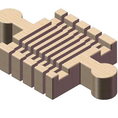 Adapter Nối Ray Tàu Hỏa Bằng Gỗ Loại Nhỏ (Male-Male Flex) Tương Thích Brio