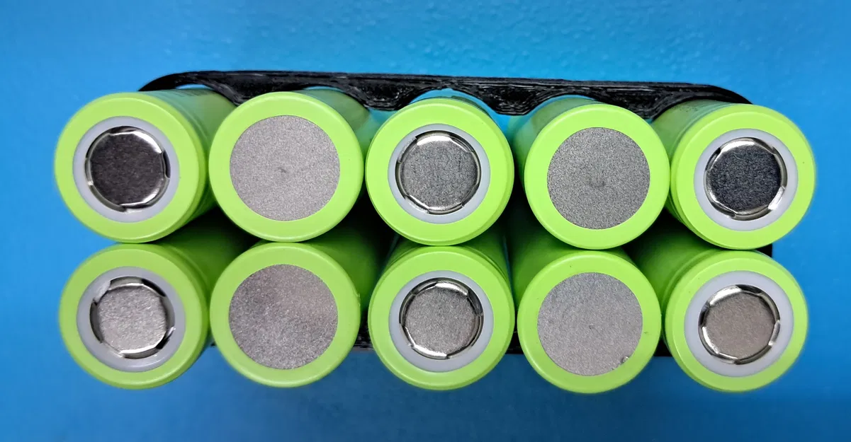 Khung giữ pin 18650 dạng 2x5 hỗ trợ hàn điểm DIY - Image 3