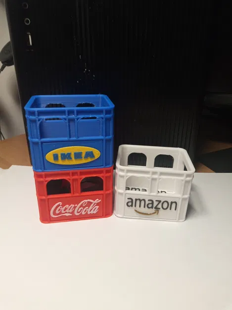 Thùng bia mini xếp chồng: Dựng pin, linh kiện, đồ dùng văn phòng - Image 1