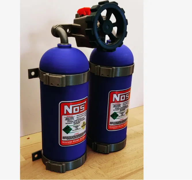 Mô hình 3D bình khí NOS trang trí cực chất cho tín đồ tốc độ - Image 1