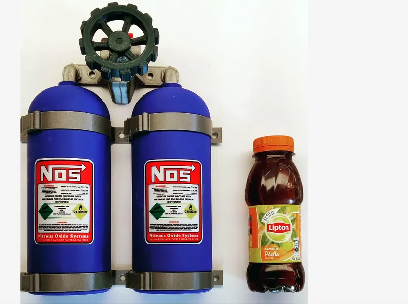 Mô hình 3D bình khí NOS trang trí cực chất cho tín đồ tốc độ - Image 4