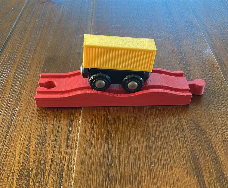 Đường ray xe lửa gỗ Bumpy Track V3 tương thích Brio - Image 2