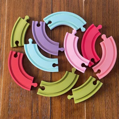 Đường ray xe lửa gỗ 90 độ tương thích Brio (Brio Compatible)