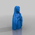 Mô hình tượng Đức Mẹ 3D (Nossa Senhora) chi tiết cao, dễ in - Thumbnail 2